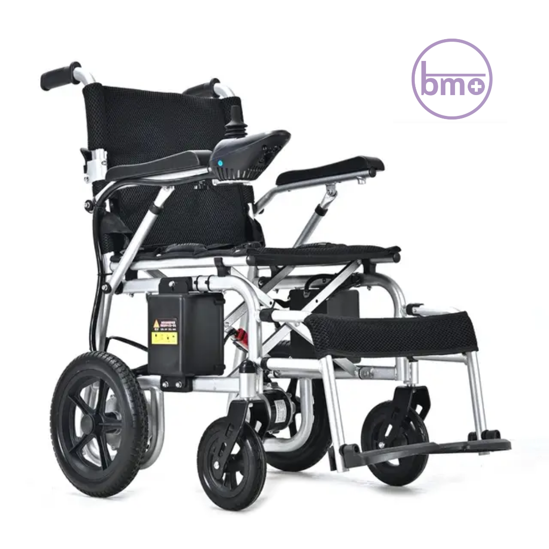 Mobilex Lightweight Aluminium Foldable Portable Electric Wheelchair